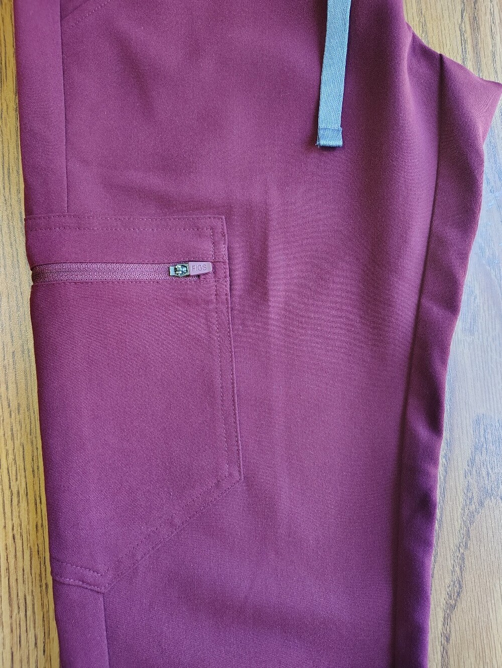 Figs Zamora Scrub Jogger Pants Professional Women's High Waist Burgundy sz XXS. - Picture 4 of 16